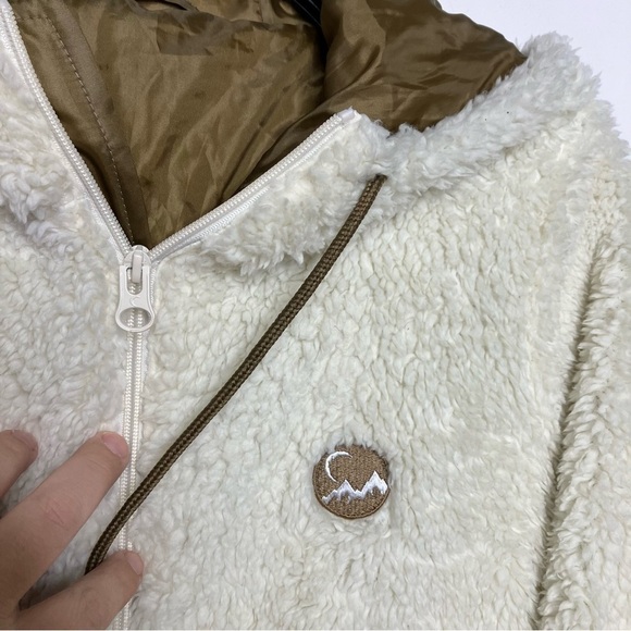 ZYIA‎ Active Teddy jacket longer length cream size small - Picture 4 of 8